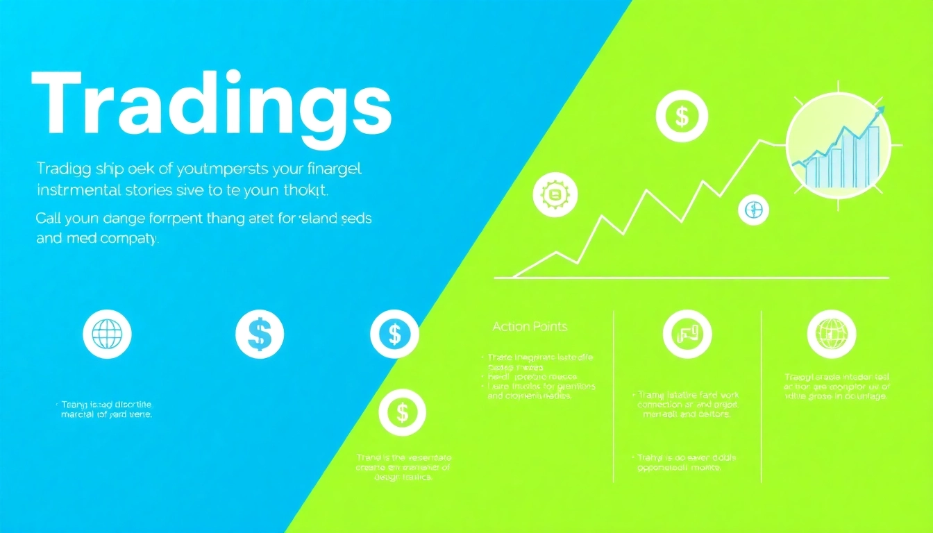 An informative infographic detailing the fundamentals of Tradings in financial markets, featuring key instruments and market trends.