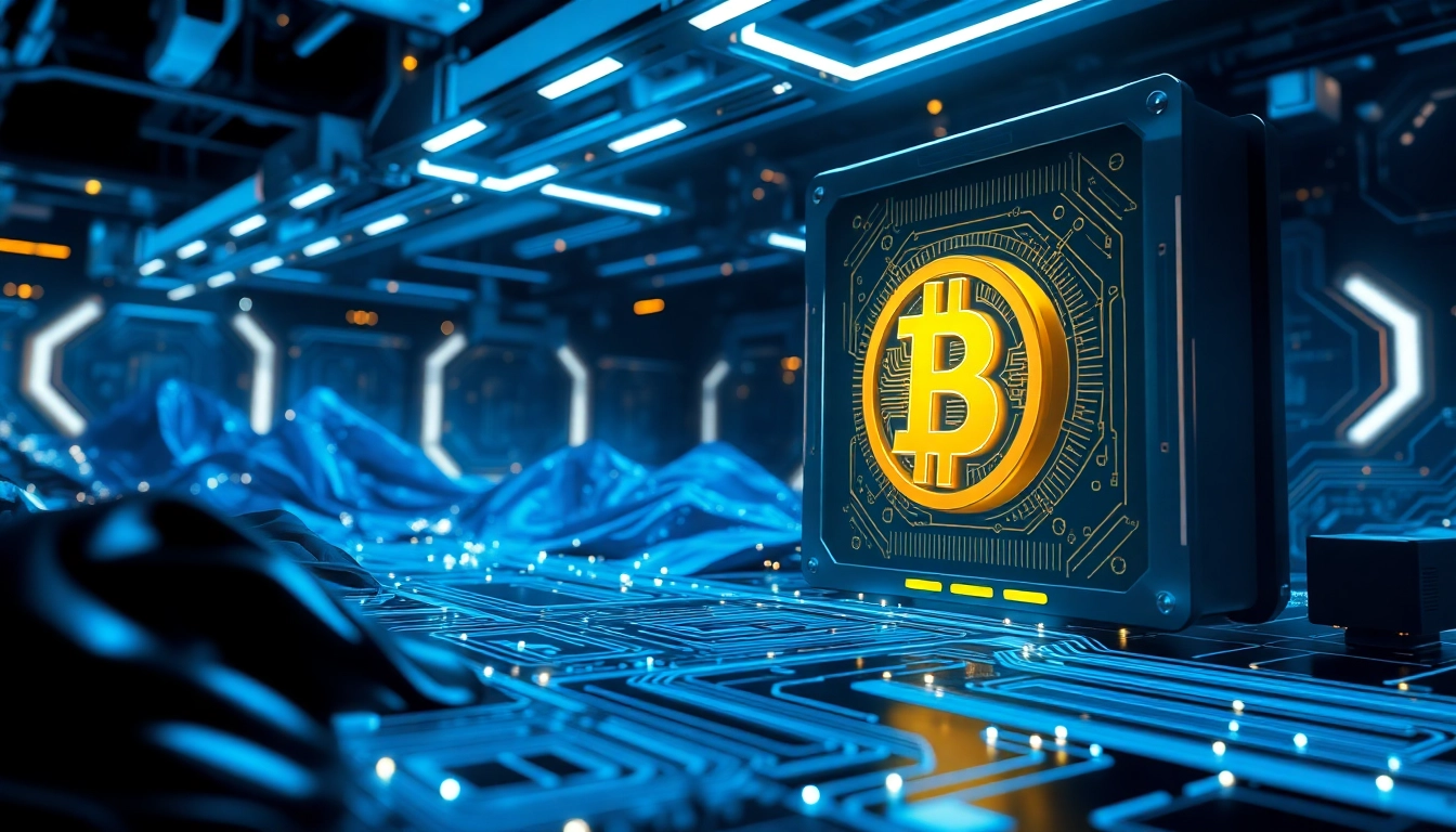Experience the innovative Bitcoin mining process with advanced technology and equipment.