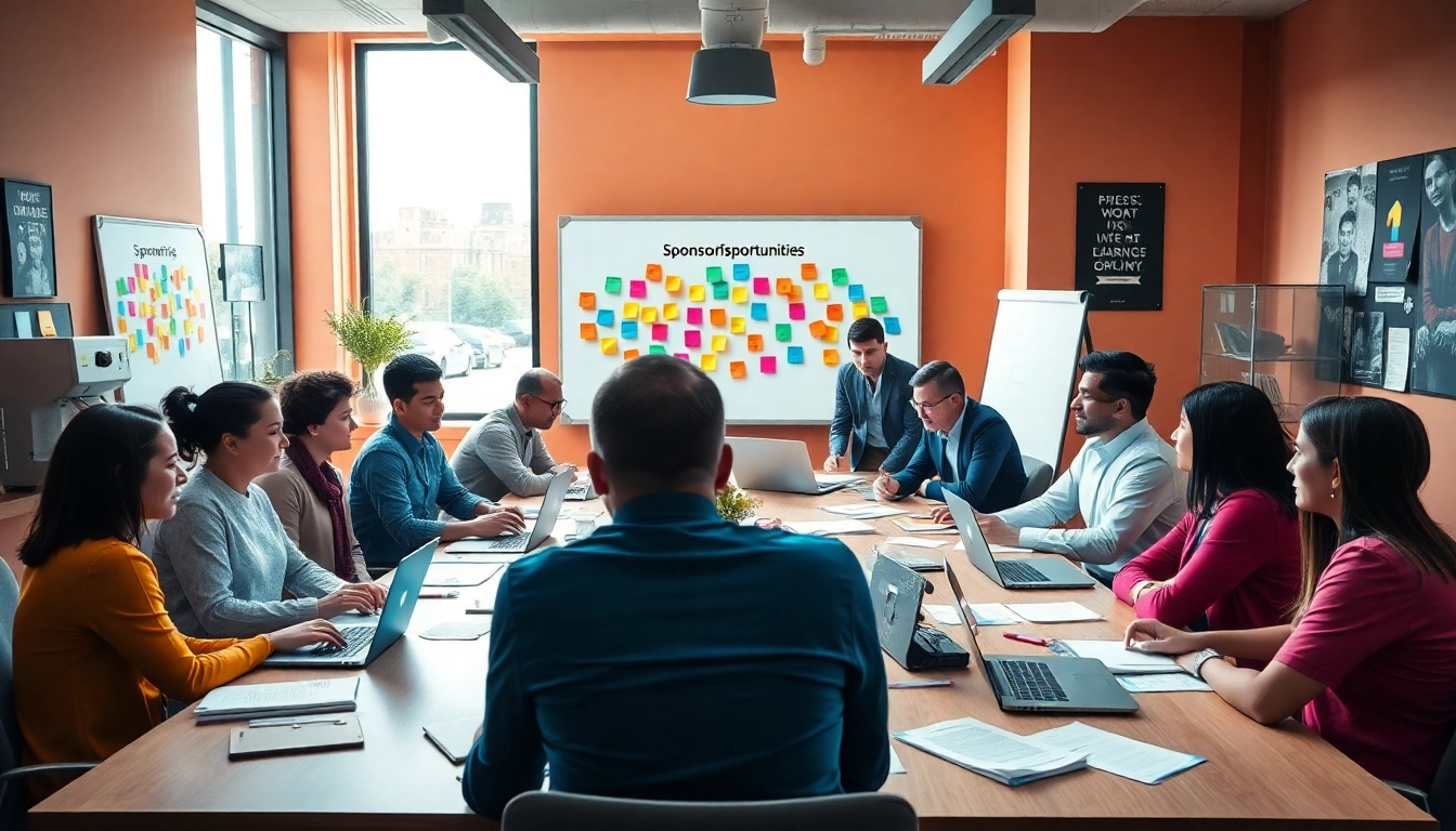 Explore dynamic sponsorship opportunities through collaborative teamwork.